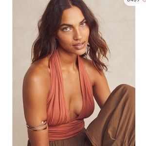 FREE PEOPLE ONE HEATHER TOP in MYRRH